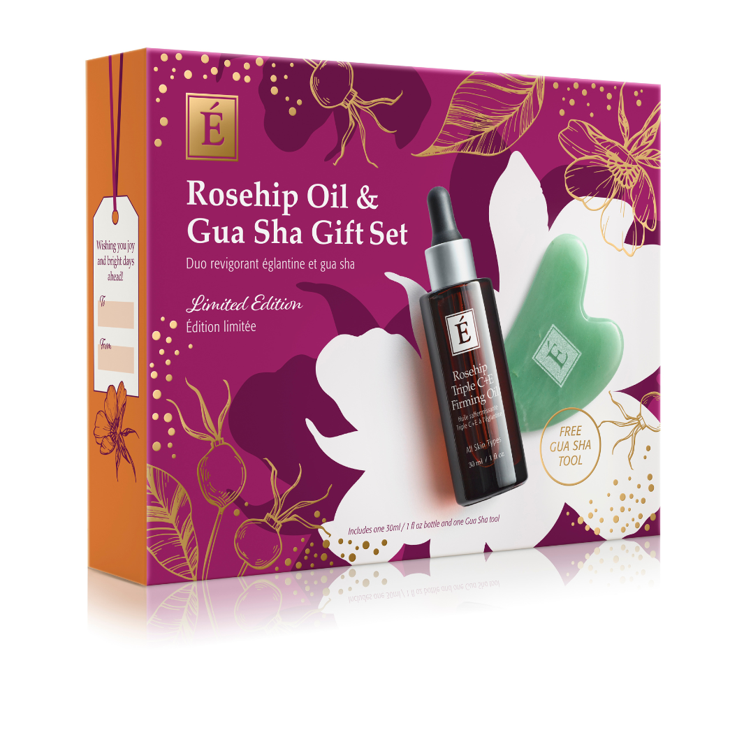 Eminence Organics Rosehip Oil & Gua Sha Gift Set - Limited Edition